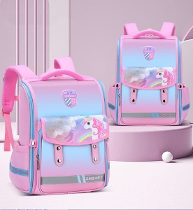 Cartoon TRUST-U Schoolbag for elementary school students male 1-3-6 high capacity schoolbag for students backpack for children