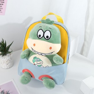 TRUST-U  3D three-dimensional  fur toy backpack kindergarten cartoon cute small backpack lightweight backpack