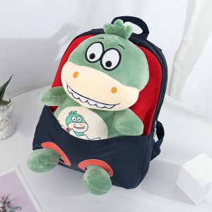 TRUST-U  3D three-dimensional  fur toy backpack kindergarten cartoon cute small backpack lightweight backpack