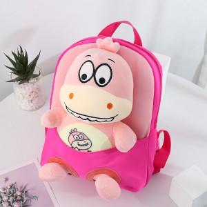 TRUST-U  3D three-dimensional  fur toy backpack kindergarten cartoon cute small backpack lightweight backpack