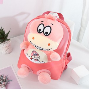 TRUST-U  3D three-dimensional  fur toy backpack kindergarten cartoon cute small backpack lightweight backpack