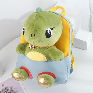 TRUST-U  3D three-dimensional  fur toy backpack kindergarten cartoon cute small backpack lightweight backpack