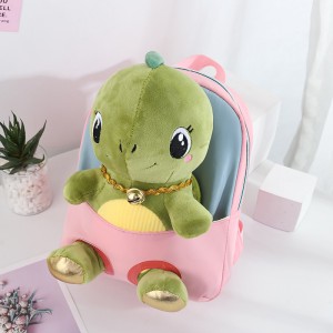 TRUST-U  3D three-dimensional  fur toy backpack kindergarten cartoon cute small backpack lightweight backpack