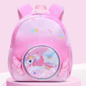 TRUST-U Sesame Baby Diving bag Cartoon cute kindergarten bag 1-3-6 mini bag for girls