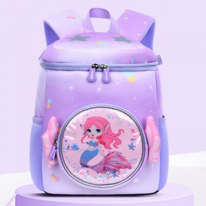 TRUST-U Sesame Baby Diving bag Cartoon cute kindergarten bag 1-3-6 mini bag for girls