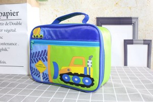 TRUST-U Children’s cartoon portable thermal bag spot wholesale polyester primary school lunch box fresh-keeping cold lunch bento bag