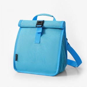 TRUST-U Cross-border folding button insulated lunch bag Crossbody portable lunch box bento bag