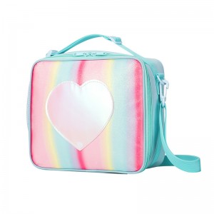 TRUST- U Love fresh insulated lunch bag Cross border portable diagonal children school girls bento bag