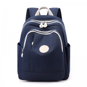 Trust-U New Summer Dual-Strap Backpack Fashionable Color-Block Women’s Large Capacity Water-Resistant Bag