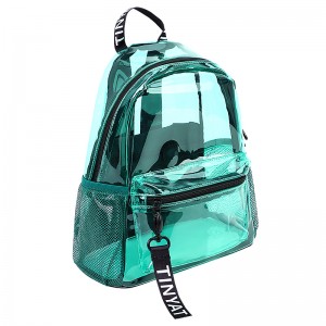 Trust-U Transparent Backpack – New Fashionable Women’s Jelly Bag, Waterproof PVC Backpack for Beach and Travel, Girls’ Bookbag