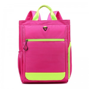 Baga badmantan tiugh ann an stoidhle Korean Trust-U: Backpack dà-strap unisex airson 3 racaichean - Deasachadh spòrs casual