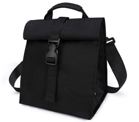 TRUST-U Polyester Oxford cloth large capacity men’s insulated lunch bag cold fresh portable spot straight hair bento bag