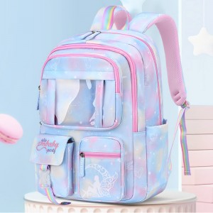 TRUST-U Schoolbag for elementary school girls 1-6-9 grade cartoon cute children’s bag Light leisure large capacity backpack