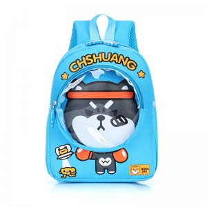 TRUST-U 3D three-dimensional  fur toy backpack kindergarten cartoon cute small backpack lightweight backpack