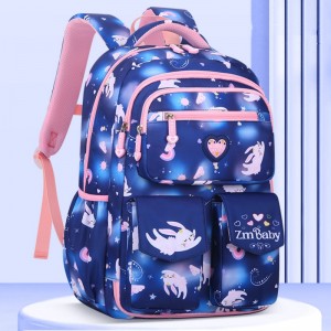 TRUST-U Cartoon schoolbag for elementary school students male 1-3-6 high capacity schoolbag for students backpack for children