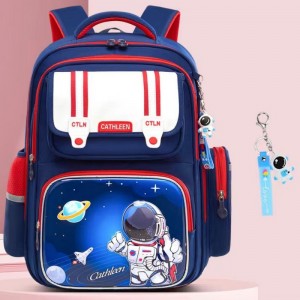 TRUST-U Cartoon schoolbag for elementary school students male 1-3-6 high capacity schoolbag for students backpack for children