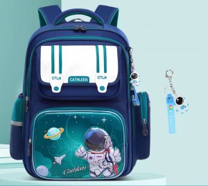 TRUST-U Cartoon schoolbag for elementary school students male 1-3-6 high capacity schoolbag for students backpack for children