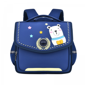 TRUST-U Horizontal schoolbag for primary school students boys 6-12 years old clamshell schoolbag cartoon cute backpack for boys and girls