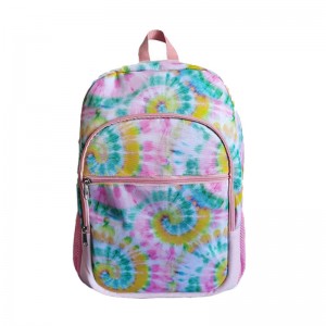 TRUST-U New school bag printed solid polyester Oxford cloth backpack cross-border foreign trade