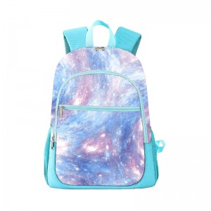 TRUST-U New school bag printed solid polyester Oxford cloth backpack cross-border foreign trade