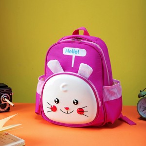 TRUST-U New cartoon kindergarten backpack EVA hard shell cute relief animal pattern nursery children backpack