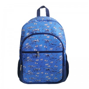 TRUST-U New school bag printed solid polyester Oxford cloth backpack cross-border foreign trade