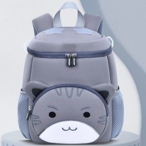 TRUST-U New kindergarten schoolbag male 1-3-5 year old children cartoon schoolbag cute mini baby backpack