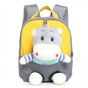 TRUST-U 3D three-dimensional fur toy backpack kindergarten cartoon cute small backpack lightweight backpack