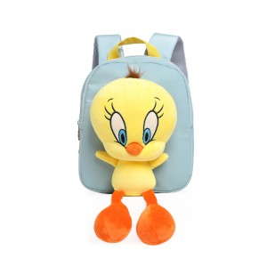 TRUST-U 3D three-dimensional fur toy backpack kindergarten cartoon cute small backpack lightweight backpack