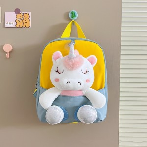 TRUST-U 3D three-dimensional fur toy backpack kindergarten cartoon cute small backpack lightweight backpack