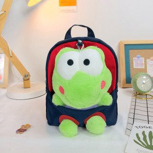 TRUST-U 3D ransel dolanan bulu tiga dimensi kartun TK lucu ransel cilik ransel ringan