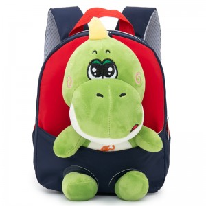 TRUST-U 3D three-dimensional  fur toy backpack kindergarten cartoon cute small backpack lightweight backpack