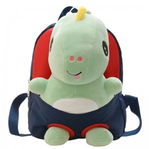 TRUST-U 3D three-dimensional fur toy backpack kindergarten cartoon cute small backpack lightweight backpack