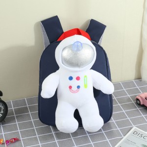 TRUST-U 3D three-dimensional fur toy backpack kindergarten cartoon cute small backpack lightweight backpack