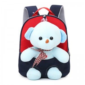 TRUST-U 3D three-dimensional  fur toy backpack kindergarten cartoon cute small backpack lightweight backpack