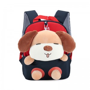 TRUST-U  3D three-dimensional  fur toy backpack kindergarten cartoon cute small backpack lightweight backpack