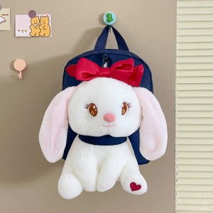 TRUST-U 3D three-dimensional  fur toy backpack kindergarten cartoon cute small backpack lightweight backpack