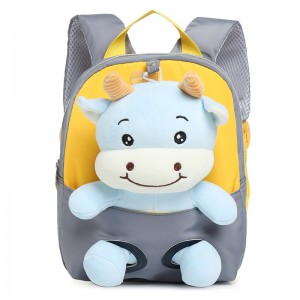 TRUST-U 3D three-dimensional  fur toy backpack kindergarten cartoon cute small backpack lightweight backpack