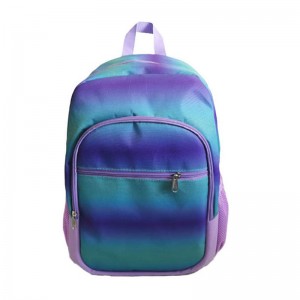 TRUST-U New school bag printed solid polyester Oxford cloth backpack cross-border foreign trade