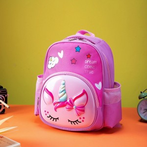 TRUST-U New cartoon kindergarten backpack EVA hard shell cute relief animal pattern nursery children backpack