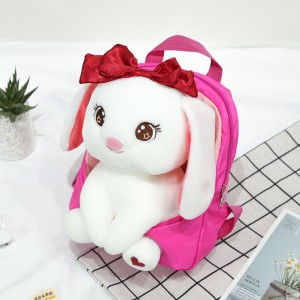 TRUST-U 3D three-dimensional fur toy backpack kindergarten cartoon cute small backpack lightweight backpack