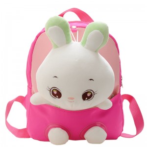 TRUST-U 3D three-dimensional  fur toy backpack kindergarten cartoon cute small backpack lightweight backpack