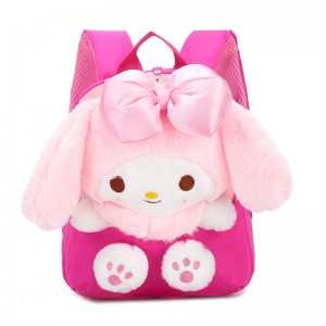 TRUST-U 3D three-dimensional fur toy backpack kindergarten cartoon cute small backpack lightweight backpack