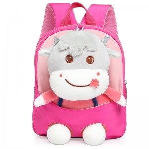 TRUST-U 3D three-dimensional fur toy backpack kindergarten cartoon cute small backpack lightweight backpack