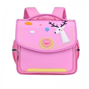 TRUST-U Horizontal schoolbag for primary school students boys 6-12 years old clamshell schoolbag cartoon cute backpack for boys and girls