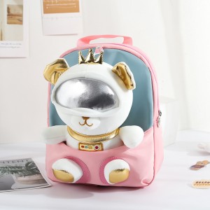 TRUST-U 3D three-dimensional fur toy backpack kindergarten cartoon cute small backpack lightweight backpack