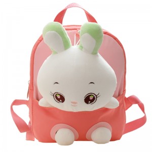 TRUST-U 3D three-dimensional  fur toy backpack kindergarten cartoon cute small backpack lightweight backpack