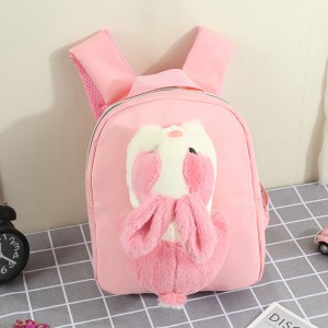 TRUST-U 3D three-dimensional fur toy backpack kindergarten cartoon cute small backpack lightweight backpack