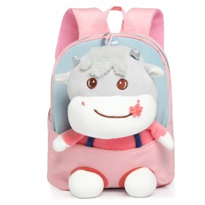 TRUST-U 3D three-dimensional fur toy backpack kindergarten cartoon cute small backpack lightweight backpack