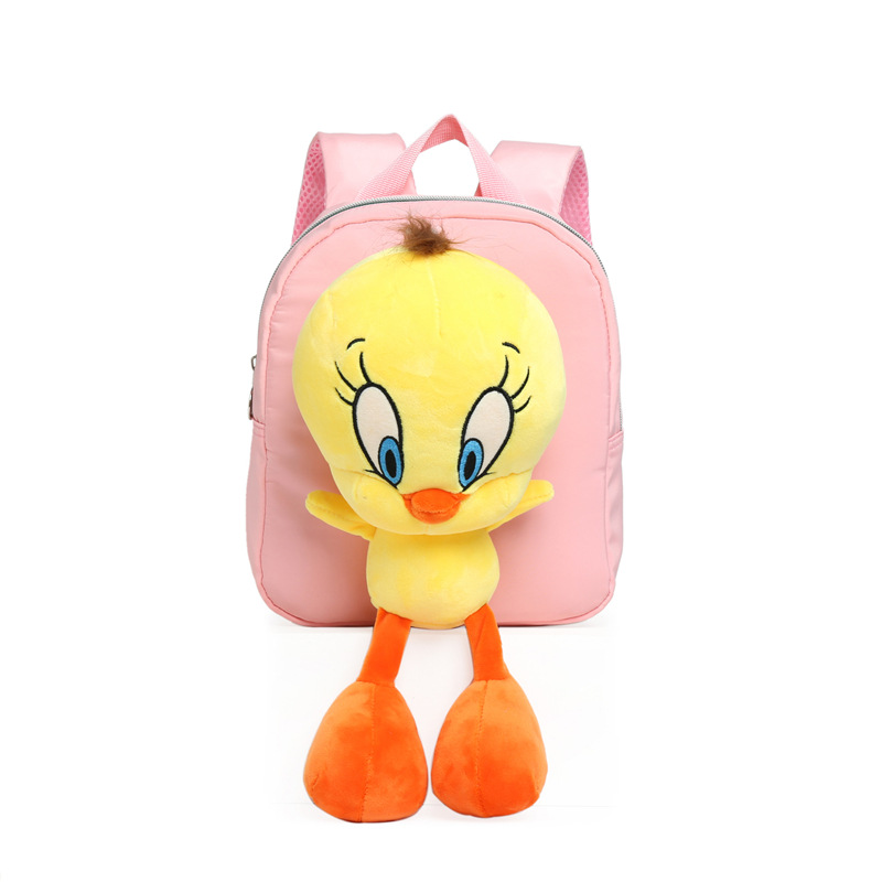 TRUST-U 3D three-dimensional fur toy backpack kindergarten cartoon cute small backpack lightweight backpack